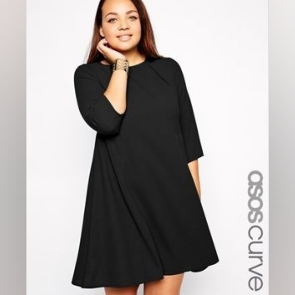 ASOS Curve Chiffon Mini Dress